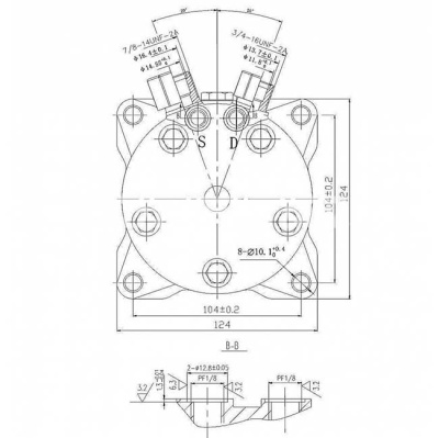 Компрессор RC-U08082Ш MOTORCOOL